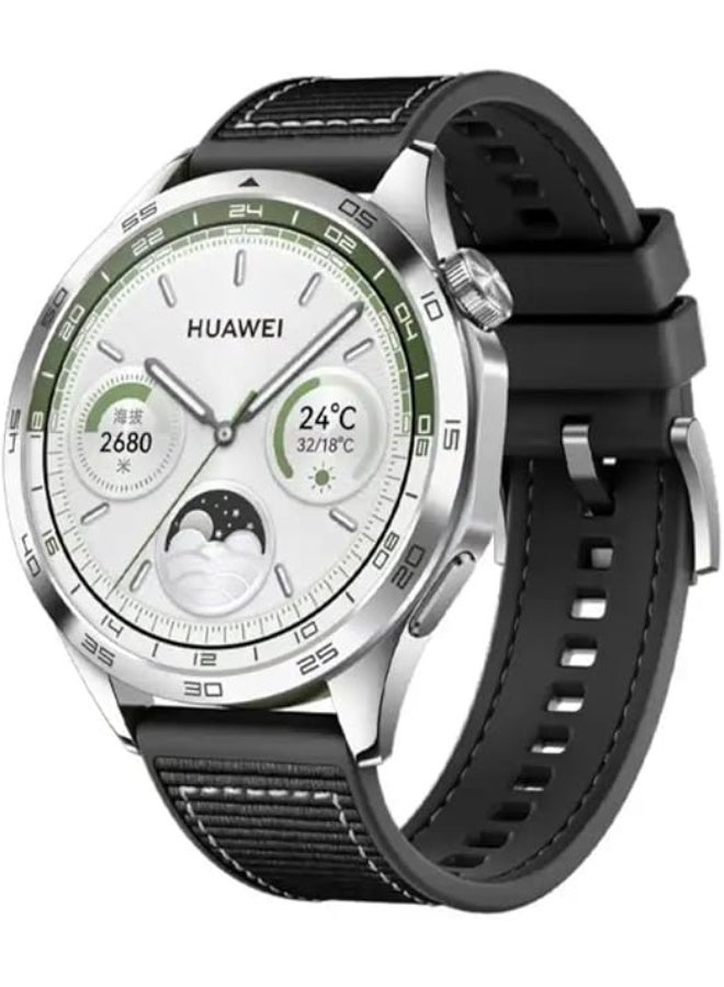 فكرة حزام سيليكون نايلون مضفر رسمي 22 مم لساعة Huawei Watch GT6 46 مم | GT6 Pro | GT5 46 مم | GT4 | GT2 GT3 46 مم | Watch 4/4 Pro | Watch 3/3 Pro | GT3 | GT3 Pro | GT Runner - Image 1
